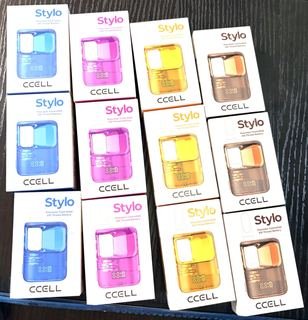 CCELL Stylo colour range, angled view — thumbnail