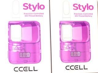 CCELL Stylo retail packaging, two boxes — thumbnail